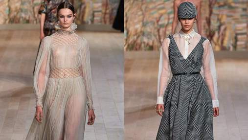 Розкішні сукні, сарафани на сатинові костюми: колекція Dior Couture осінь – зима 2021/22 Розкішні сукні, сарафани на сатинові костюми: колекція Dior Couture осінь – зима 2021/22